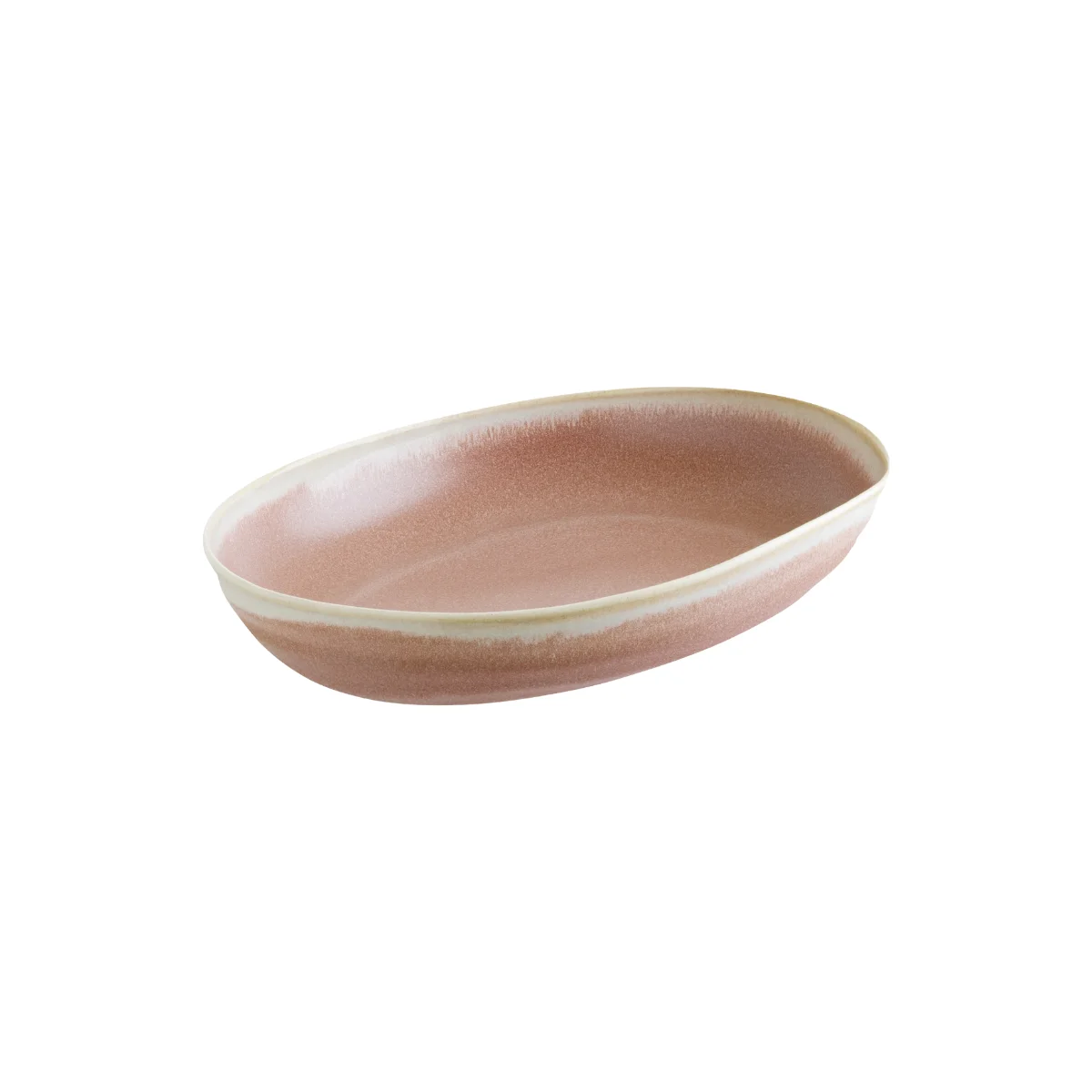 Bonna Pink Pott Oval 15 cm Kayık Tabak