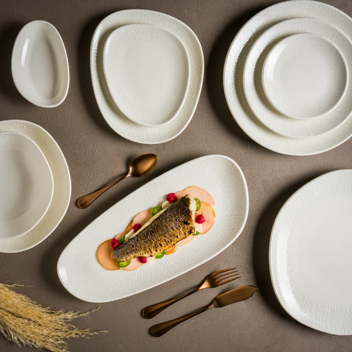 Bonna RDXVAO24DZ Radix Vago 24 cm Düz Tabak