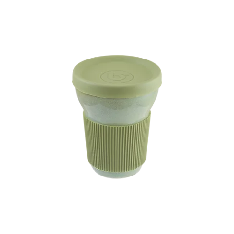 Bonna Silikon Kapak Ve Tutacaklı Sage Softline Mug 350 cc