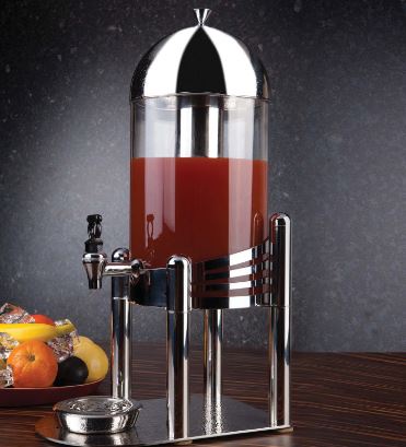 Güren Cam Hazneli Çelik Dispenser ( Meyve Suyu ) ( DSP-CR-1 )