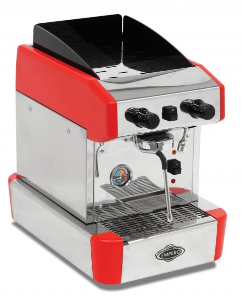 Empero Cappuccino ve Espresso Makinesi 1 Gruplu , Kırmızı (EMP.CPC.1GR)