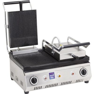 Çift Kapak Oluklu Tost Makinesi (elektrikli)