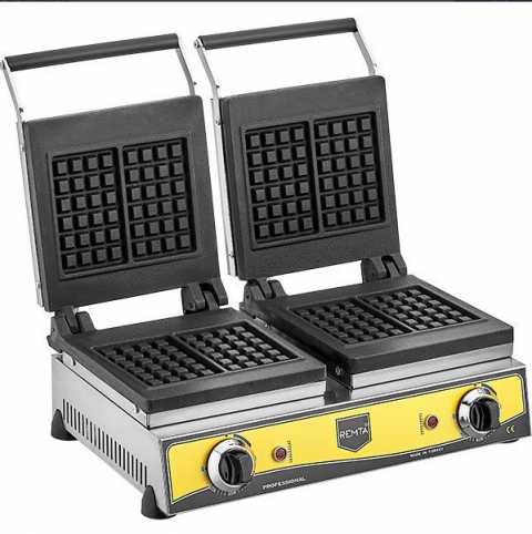Çiftli Kare Waffle Makinası