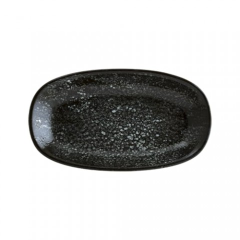 Bonna Cosmos Black Gourmet 15 cm Kayık Tabak