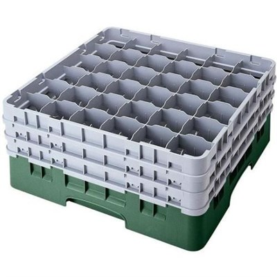 Cambro 36 Bölmeli Bardak Basketi , 2 Yükselticili ( 36S434 )