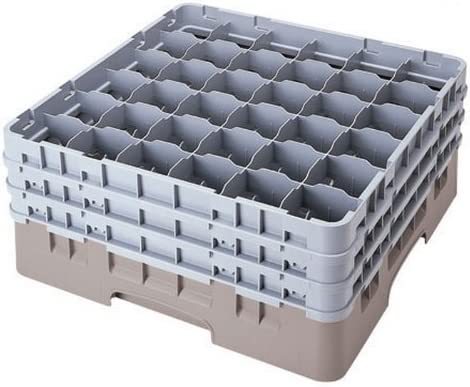 Cambro 36 Bölmeli Bardak Basketi , 2 Yükselticili ( 36S434 )