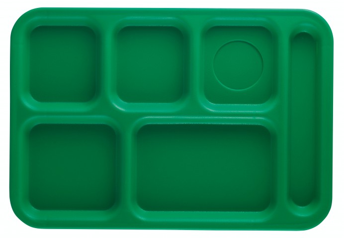 Cambro 6 Bölmeli Okul Tabldotu 25,4*36,5 cm ( PS1014 )
