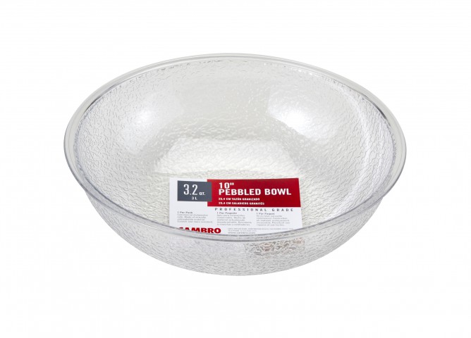 Cambro Çakıl Taşı Desenli Polikarbon Kase , Yuvarlak Ø25 ,4 cm ( PSB10 )