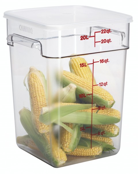 Cambro Polikarbon Gıda Saklama Kabı , Kulplu - 20,8 lt ( 22SFSCW )