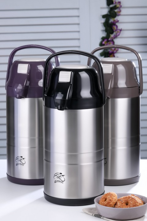 Cooker Çelik Termos Pompalı - 3,5 lt