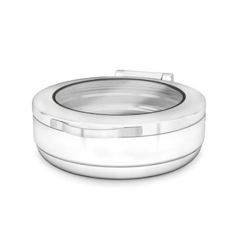 Güren Chafing Dish Yemeklik Camlı Hidrolik Kapak (İndüksiyon Ocaklara Uygundur)