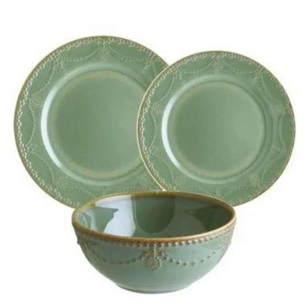 Chichi Home Sage Pearl 18 Parça Yemek Seti 6 Kişilik