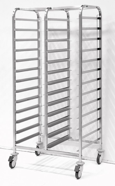 Empero Bulaşık Toplama Arabası - Çiftli Tepsi (37*53 cm Selform) , Demonte , 830*560*1710 mm  (EMP.BA.2.3753-26)