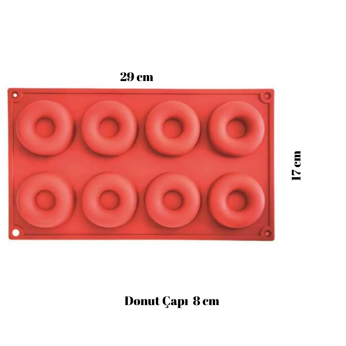Çikolata Kalıbı - Silikon - Donut (DNT-29)