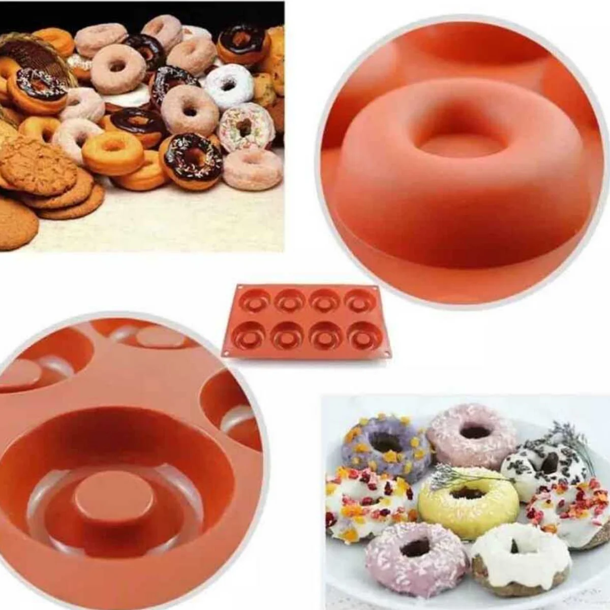 Çikolata Kalıbı - Silikon - Donut (DNT-29)