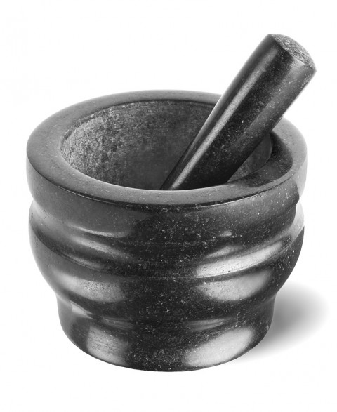 Cole & Mason Granıt Havan 18 Cm Siyah