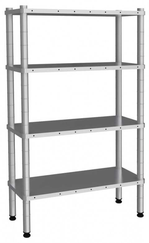 Empero Dört Katlı Düz Raf , 460*1370*1800 mm , Inox 304 (EMP.D.3.46137-18-4)