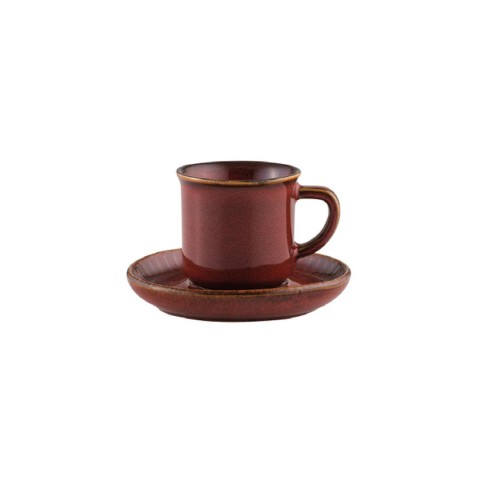 Efes 3 Oz Red Kahve Fincanı Tabağı