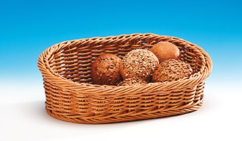 Eğimli Oval Plastik A.büfe Sepeti