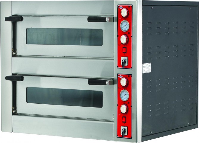 Empero Elektrikli Pizza Fırını , 2 Katlı , 965x900x760 mm (EMP.8+8)