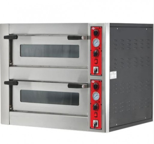 Empero Pizza Fırını 25 Cm*6+6 Pizza , Çift Kat  380v (EMP.6+6)