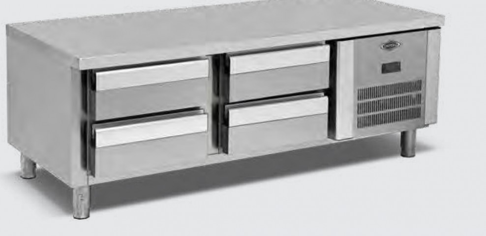 Empero Set Altı 4 Çekmeceli (4*GN1/1-100) Dondurucu 160*70*55 cm (EMP.160.70.02-S)