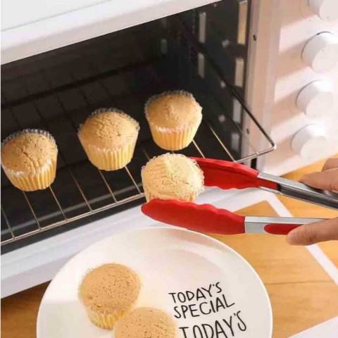 Epinox Barbekü Maşası Silikon 30 Cm Kırmızı ( BKM-30 )