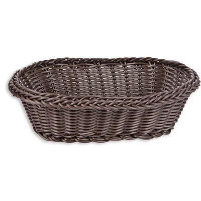 Epinox Ekmek Sepeti - İnce Oval , Koyu Kahve ( İPLS-24OKK )