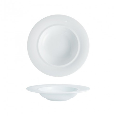 Güral Porselen Floransa 26 Cm Çukur Tabak Dekorsuz (FLR26CK00)