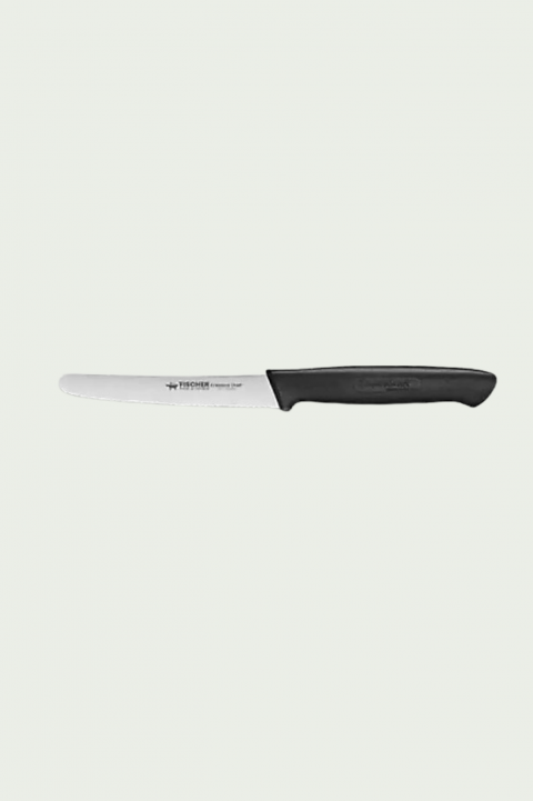 Fischer Domates Bıçağı 10 cm Siyah Tekli
