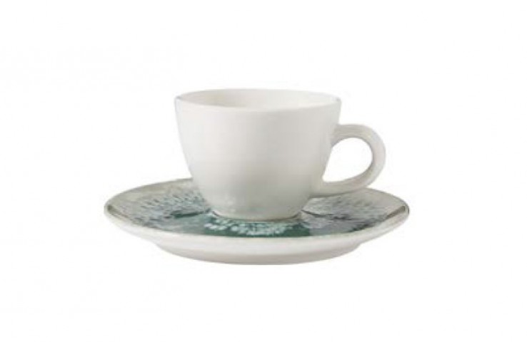 Güral Porselen GBS Bistro 02 Çay Fincanı Tabaklı Reaktif , 150 cc (  GBSBST023CR ) 18096
