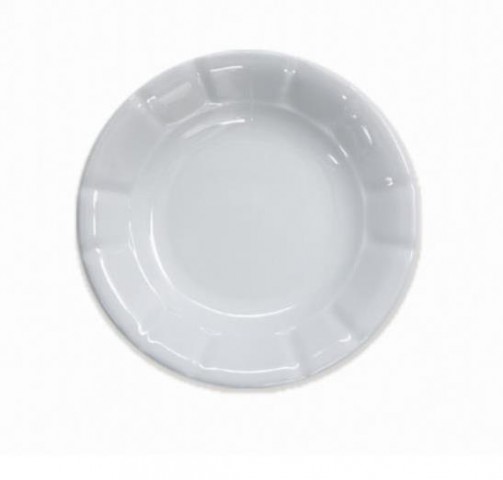 Güral Porselen Otel 18 cm Rölyefli Çukur Tabak Dekorsuz ( GR18CK00 )