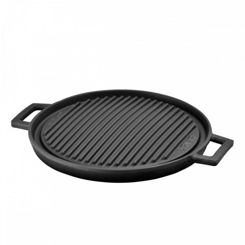 Lava Griddle Yuvarlak 28 cm Çift Taraflı (Bir taraf oluklu diğer taraf düz) ( LV ECO GT 28 T25 )