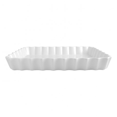Güral Porselen  31 Cm  Fırın Kabı Köşeli Rölyefli (GR31FK00)