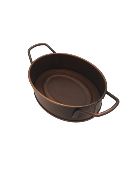 Renkli Küçük Boy Oval  Sunum Tepsisi 16*12 cm