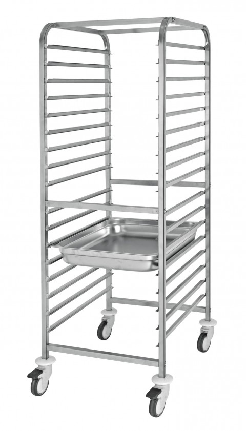 Empero Tepsi Taşıma Arabası Yüksek Tekli - 17*GN 1/1 - 380*560*1720 mm (EMP.BA.2.GN-17)