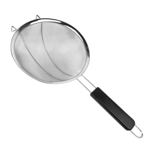 Groovy Destekli Çelik 32 cm Süt Süzgeci