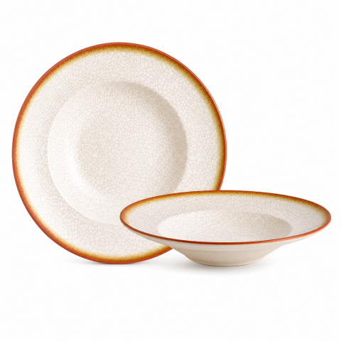 Güral GBSRN26CKM31659 Eredita GBS Reno 26 cm Makarna Tabağı Mat DG 31659