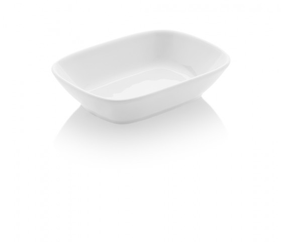 Güral Porselen Enternasyonel Otel 17*12 cm Kare Kayık Tabak Dekorsuz ( EO17KR00 )