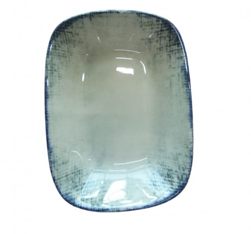 Güral Porselen GBS Enternasyonel Otel 17 cm Kare Kayık Tabak Elegant ( GBSEO17KR100 )