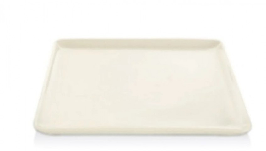 Güral Porselen GBS Kansas 22*22 cm Düz Tabak Dekorsuz ( GBSKNS22X22DU00 )