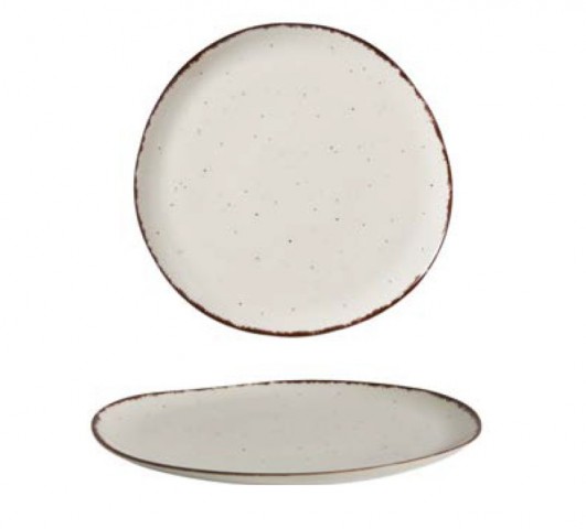 Güral Porselen GBS Rodin 25 cm Düz Tabak Side (GBSRD25DU58)