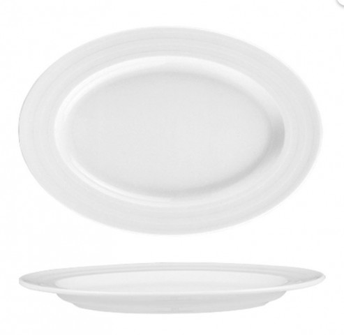 Güral Porselen Lizbon 21 Cm Kayık Tabak Dekorsuz ( LIZ21KY00 )
