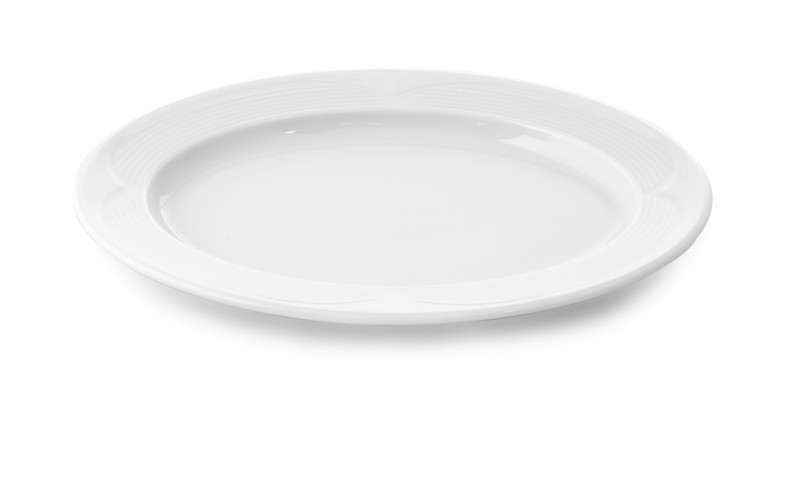 Güral Porselen Satürn 29 cm Kayık Tabak Dekorsuz ( STR29KY00 )