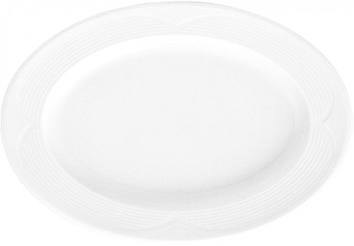 Güral Porselen Satürn 29 cm Kayık Tabak Dekorsuz ( STR29KY00 )