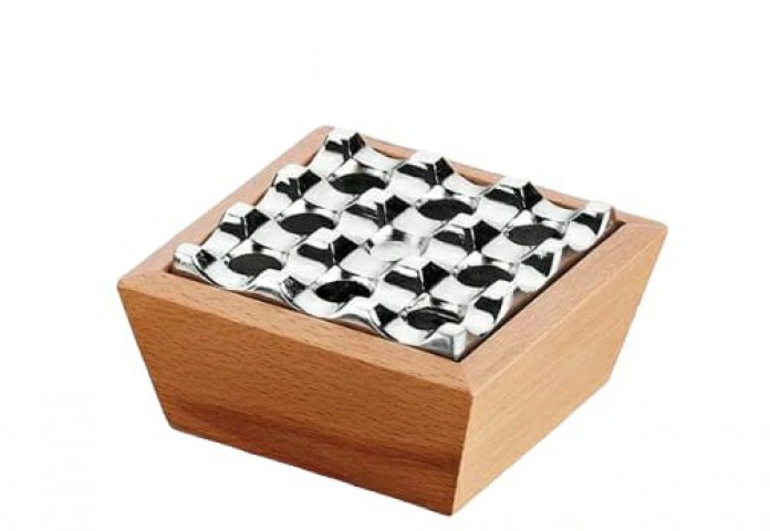 Güren Döküm Küllük Elegance Ahşap Tablalı ( KLKA-DKM-01 )