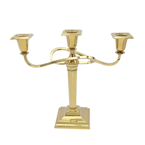 Güren GRN-101000197 Üçlü Şamdan Gold