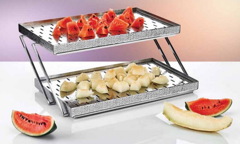 Güren Meyvelik Karpuz Standı 2 Katlı 32*53 Tepsili ( STN-KRP-2K-3253 )
