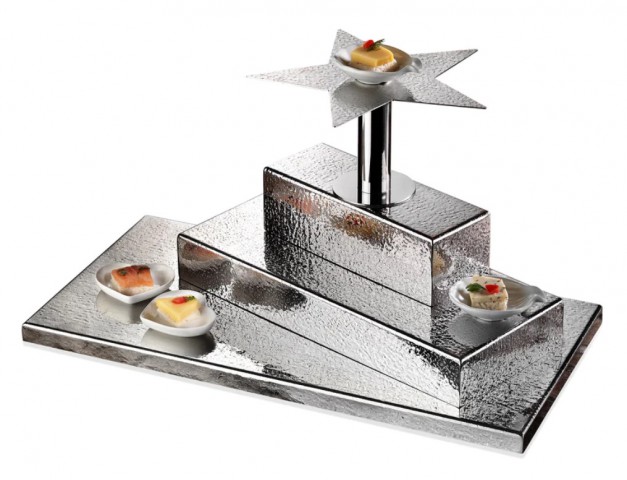 Güren Teşhir Sunumluk - Piramit - 3 Lü Set ( YKS-PRM-01N )