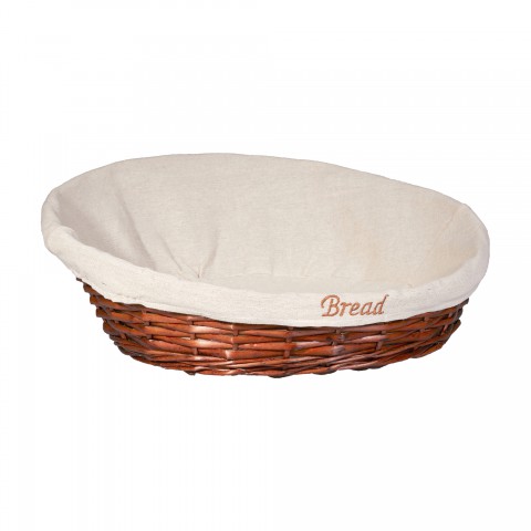 .Groovy Hasır Açık Büfe Oval Konik Sepet 55*40*H :7/17 cm ( GRV-901L )